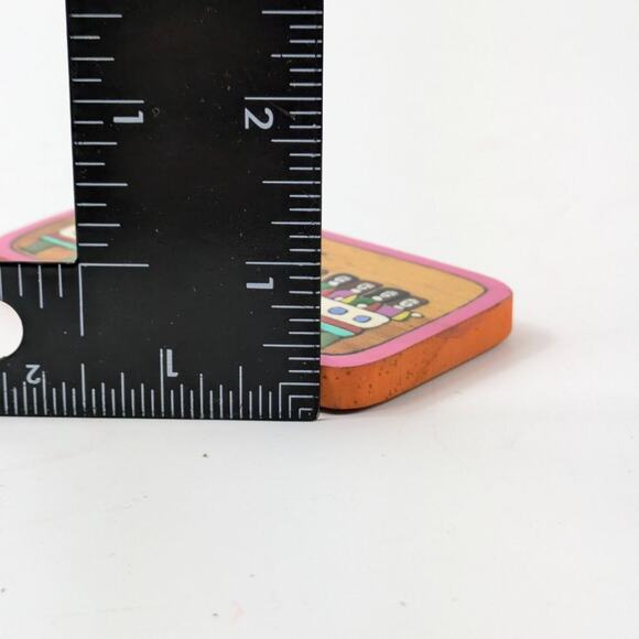 Vtg Wooden Last Supper Christmas Ornament Religious Decor El Salvador Handmade - Picture 6 of 7